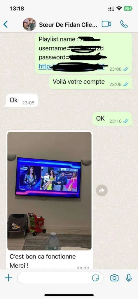 WhatsApp client chat screenshot 6 on Televo IPTV